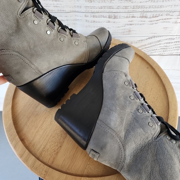 Sorel Sleep after hour wedge lace up boots - Picture 10 of 12